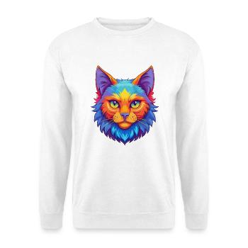 Laperm Chat Race Dessin Animé Kawaii Animal Pet - Sweat-shirt Unisexe - blanc - Devant