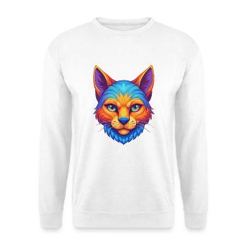 Chypre Chat Race Dessin Animé Kawaii Animal Pet - Sweat-shirt Unisexe - blanc - Devant