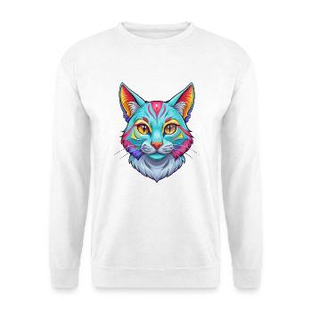 Californie Spangled Cat Breed Cartoon Kawaii Anima - Sweat-shirt Unisexe - blanc - Devant