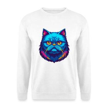 Colorpoint Chat Persan Race Dessin animé Kawaii Animal - Sweat-shirt Unisexe - blanc - Devant