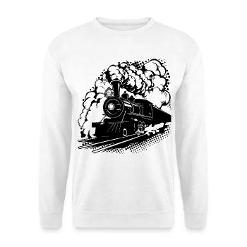 Railway Graphic - Unisex Sweatshirt - white - Front