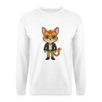 Brésilien Shorthair Funny Cartoon Kawaii Jacket Su - Sweat-shirt Unisexe - blanc - Devant