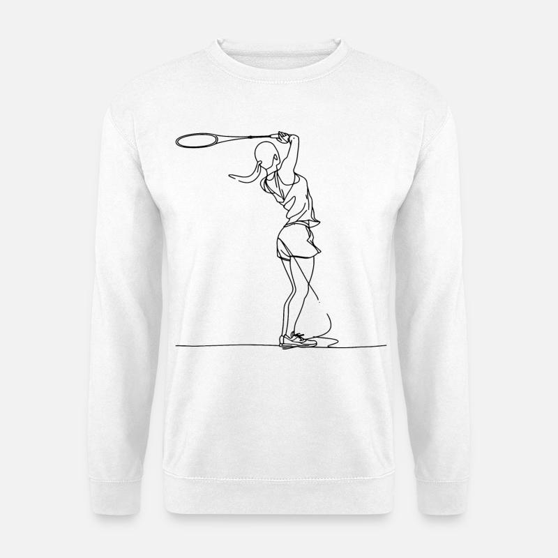 Badminton Mädchen - Unisex Pullover - Weiß