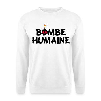 La bombe humaine - Sweat-shirt Unisexe - blanc - Devant