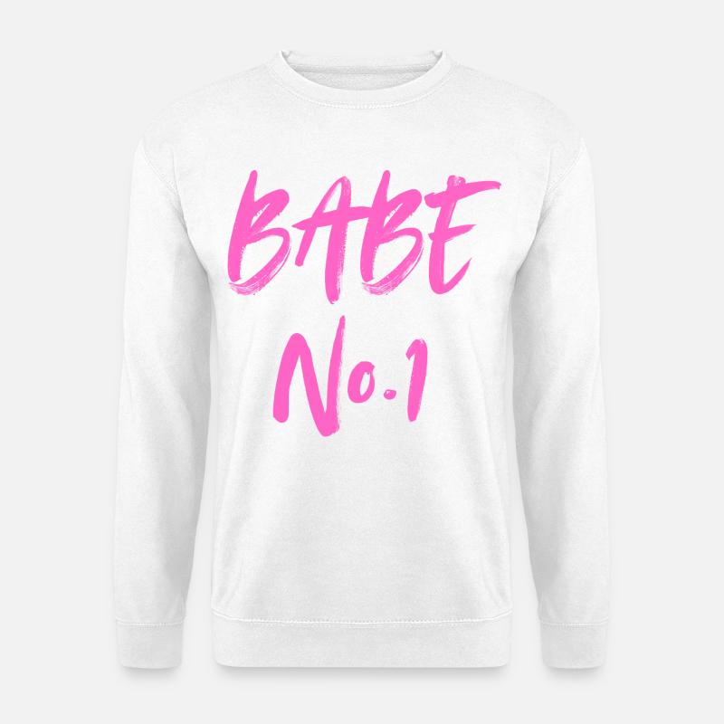 BABE No. 1 - Unisex Pullover - Weiß