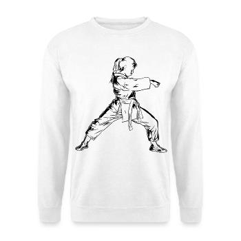 Karate Girls - Unisex Sweatshirt - white - Front