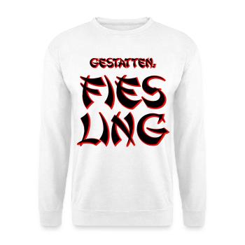Fies Ling - Unisex Pullover - Weiß - Vorne
