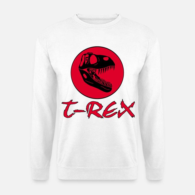 Tyrannosaurus Dinosaurier - Unisex Pullover - Weiß