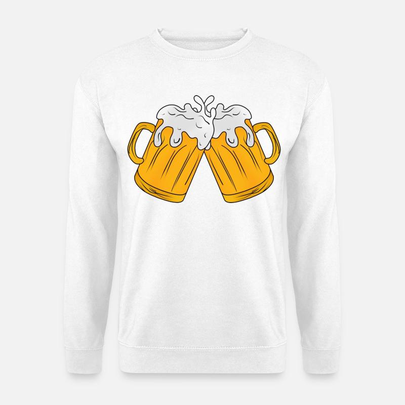 Bier - Unisex Pullover - Weiß