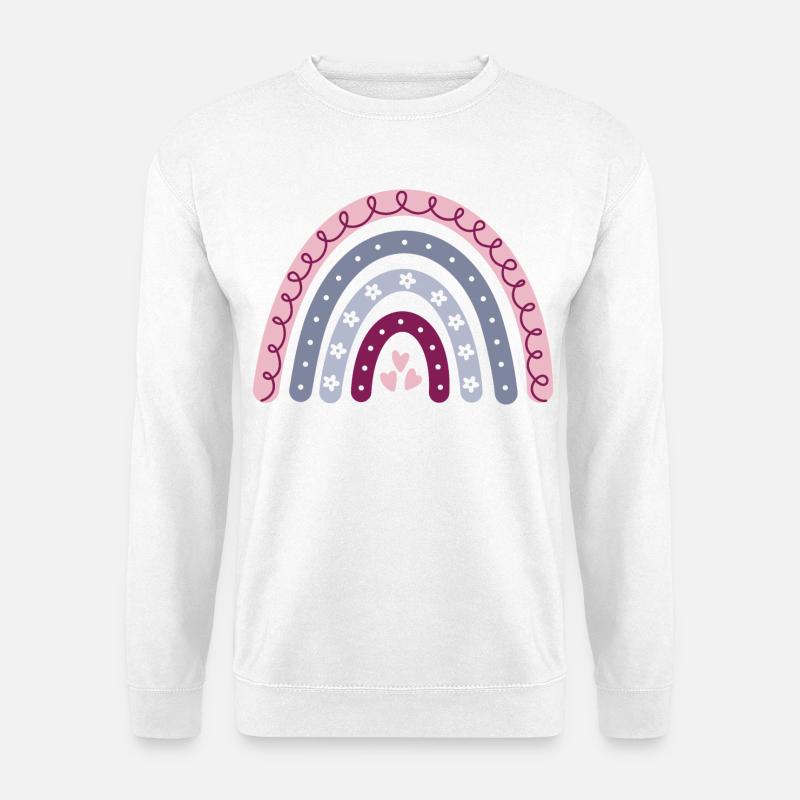 Boho Rainbow - Unisex Sweatshirt - white
