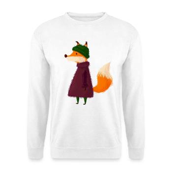 Renard - Sweat-shirt Unisexe - blanc - Devant