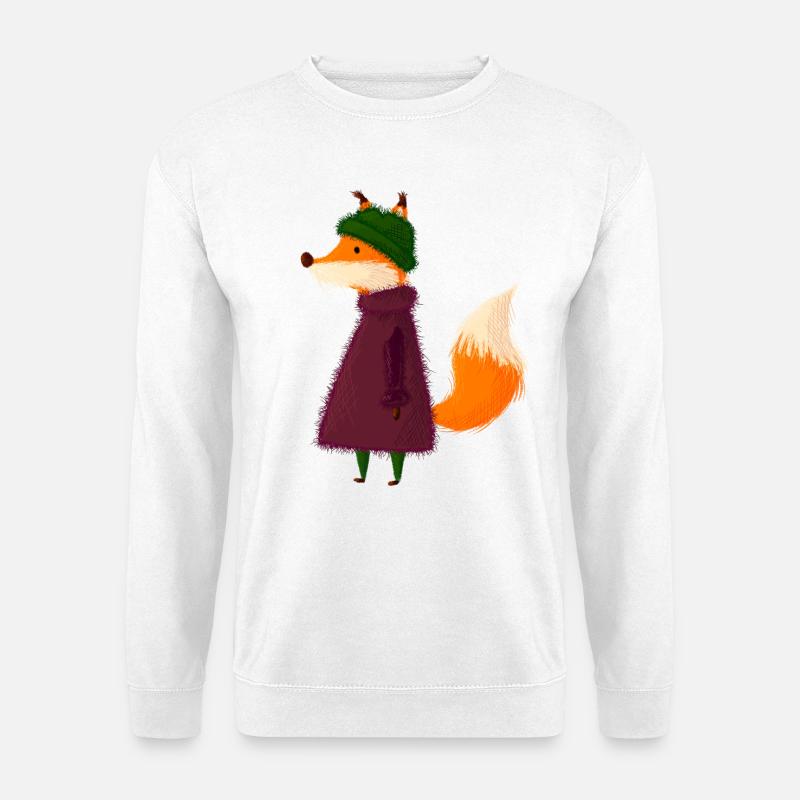 Fox - Unisex Sweatshirt - white