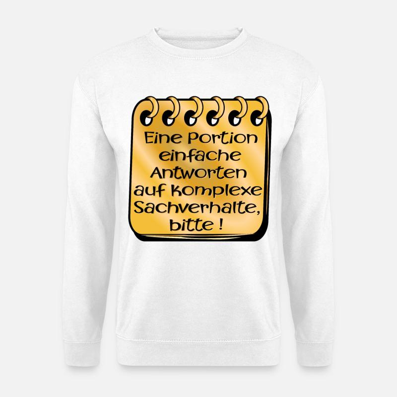 POPULISMUS - Unisex Pullover - Weiß