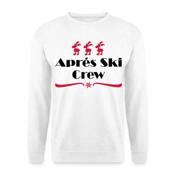 Apres ski - Unisex Pullover - Weiß - Vorne