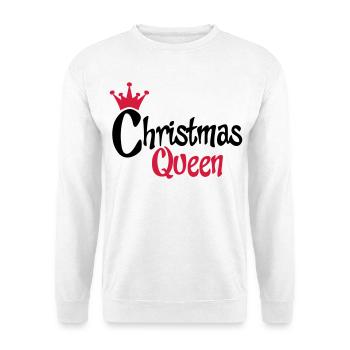 T-shirt de Noël drôle pour femme - Sweat-shirt Unisexe - blanc - Devant