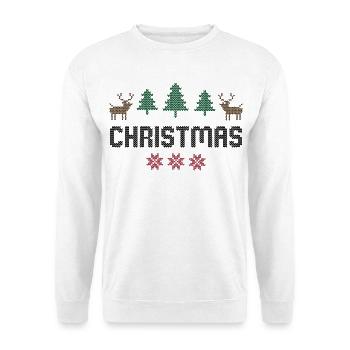 Noël - Sweat-shirt Unisexe - blanc - Devant