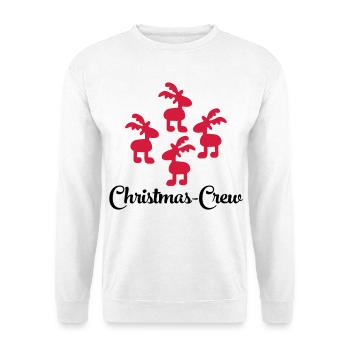 T-shirt amusant pour toute la famille pour Noël - Sweat-shirt Unisexe - blanc - Devant