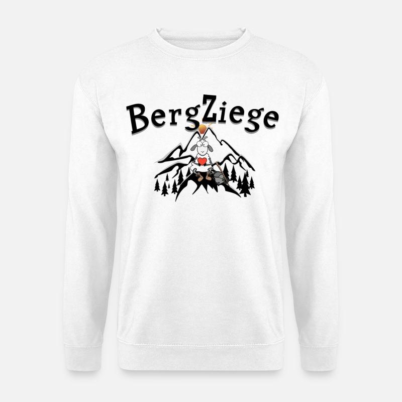Wander Bergziege - Unisex Pullover - Weiß