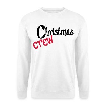 Travail d’équipe à Noël - Sweat-shirt Unisexe - blanc - Devant