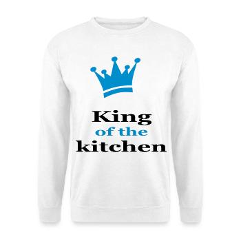 Tablier de chef amusant pour les chefs - Sweat-shirt Unisexe - blanc - Devant
