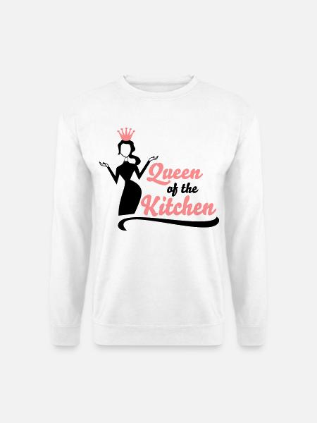 Cadeaux amusants pour les femmes qui aiment cuisiner - Sweat-shirt Unisexe - blanc