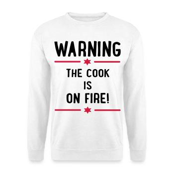 Lustige Sprüche für Köche - Unisex Pullover - Weiß - Vorne