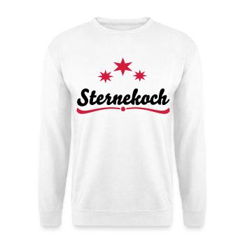 Tablier de cuisine Star Chef - Sweat-shirt Unisexe - blanc - Devant
