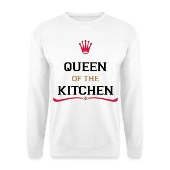kochschürze für die perfekte Köchin - Unisex Pullover - Weiß - Vorne