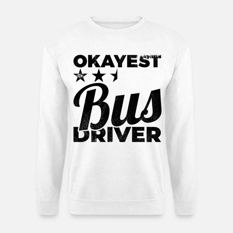 Mittelmäßiger Busfahrer - Unisex Pullover - Weiß