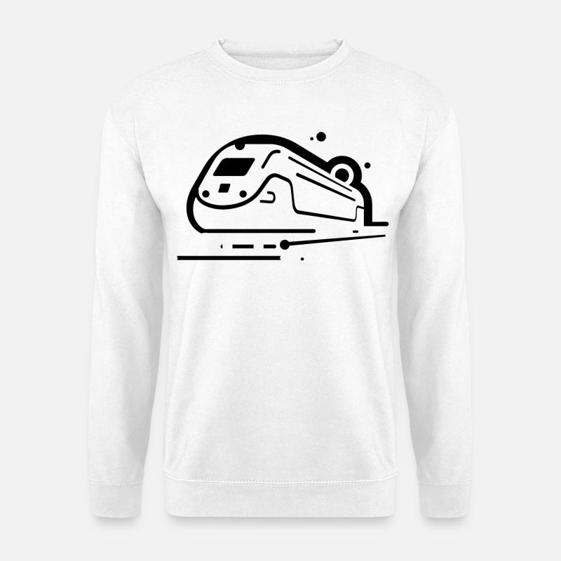 Train Comic Style - Unisex Sweatshirt - white