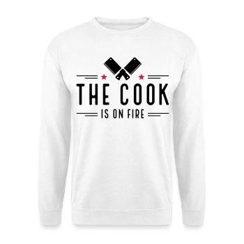 Cadeaux amusants pour les hommes qui aiment cuisiner - Sweat-shirt Unisexe - blanc - Devant