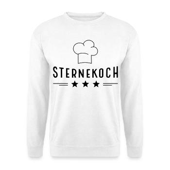 Cadeaux amusants pour le chef étoilé - Sweat-shirt Unisexe - blanc - Devant