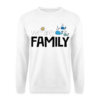 We are Family - Unisex Sweatshirt - white - Front