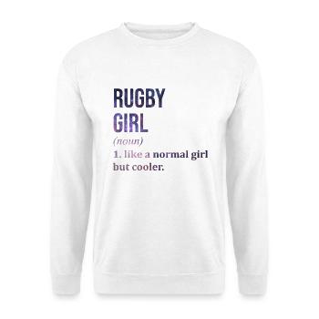 Rugby - Unisex Pullover - Weiß - Vorne