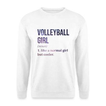 Volleyball - Unisex Sweatshirt - white - Front