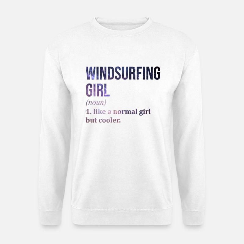 Windsurfen - Unisex Pullover - Weiß