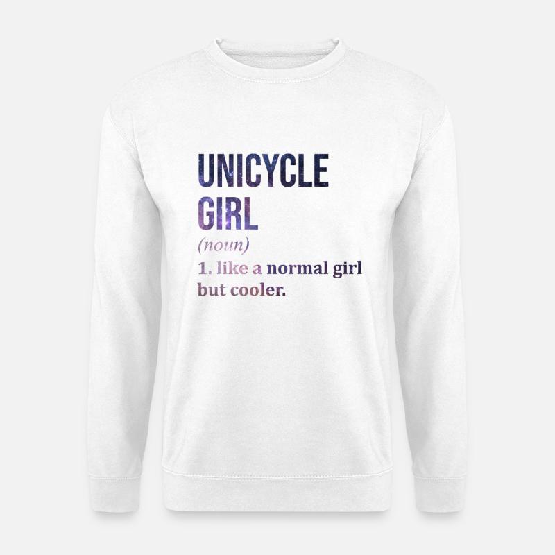 Einrad - Unisex Pullover - Weiß