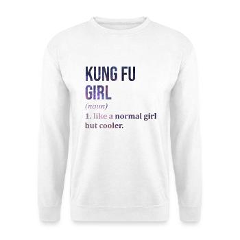 kung-fu - Sweat-shirt Unisexe - blanc - Devant