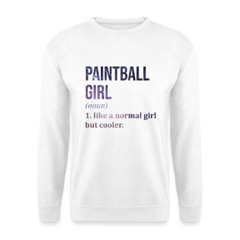 Paintball - Sweat-shirt Unisexe - blanc - Devant