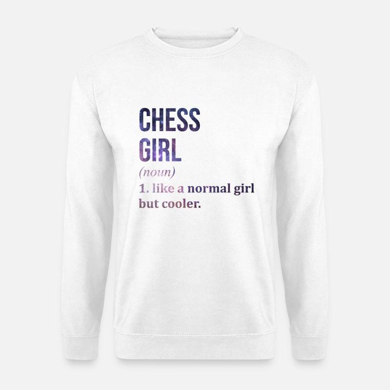 Schach - Unisex Pullover - Weiß