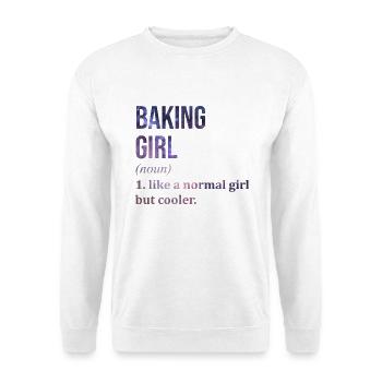 Baking - Unisex Sweatshirt - white - Front