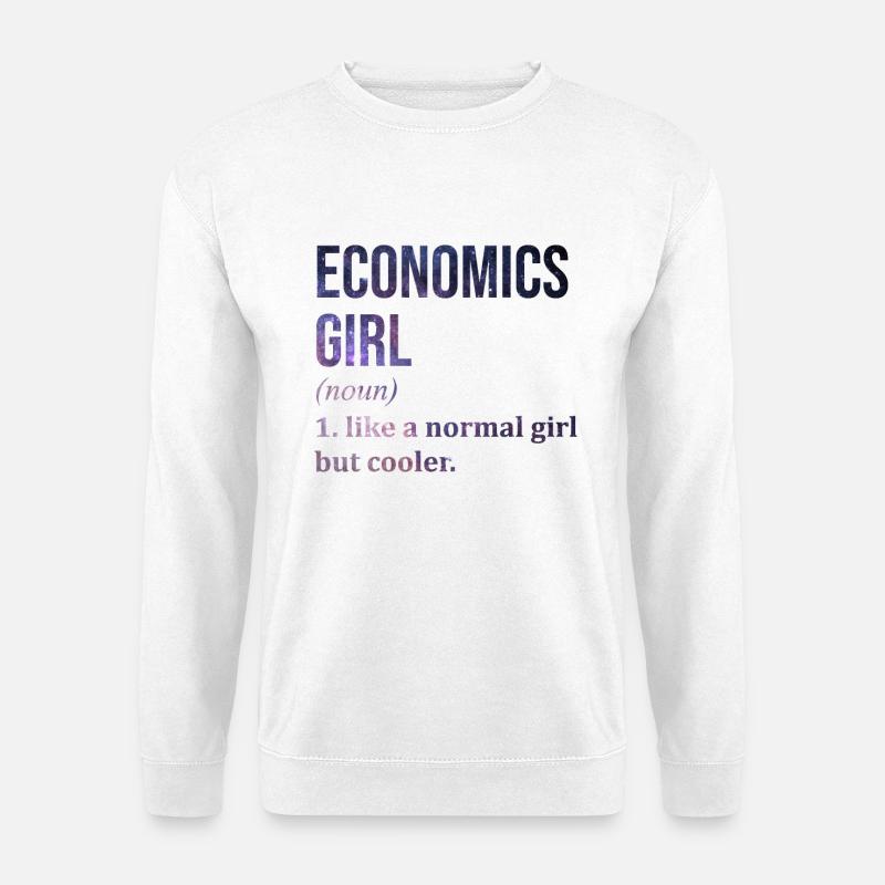 Wirtschaftswissenschaft - Unisex Pullover - Weiß