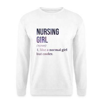 Krankenschwester - Unisex Pullover - Weiß - Vorne
