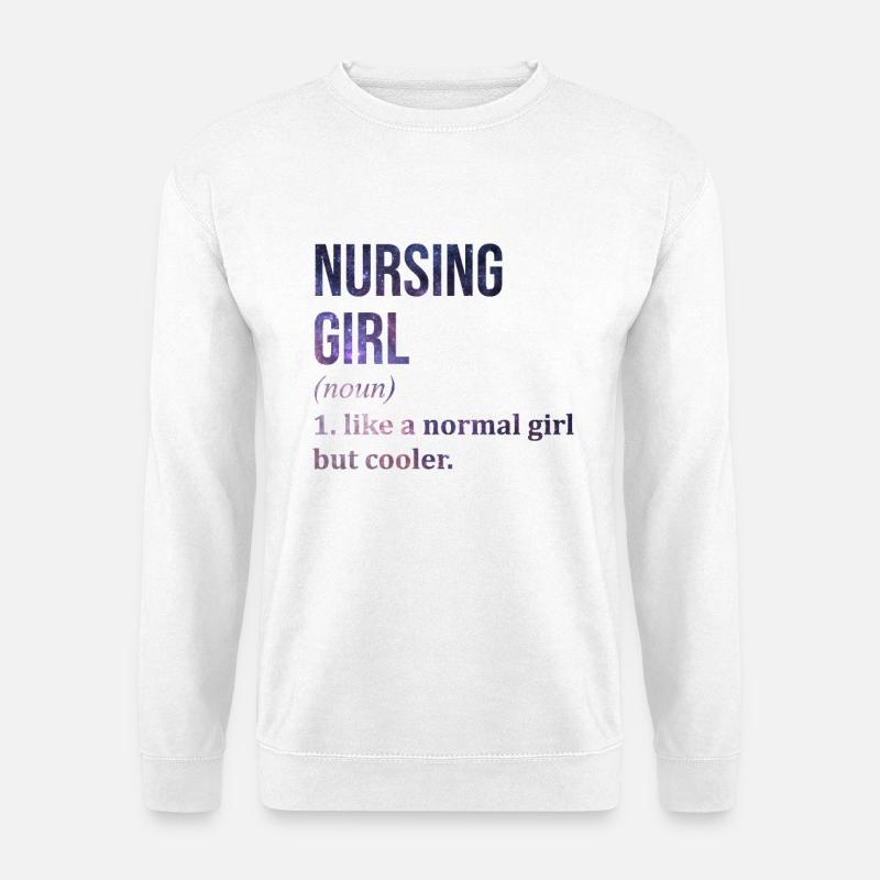 Krankenschwester - Unisex Pullover - Weiß