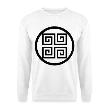 Greek symbol - Unisex Sweatshirt - white - Front