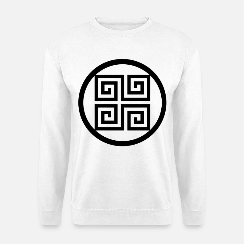 Griechisches Symbol - Unisex Pullover - Weiß