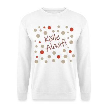 Kölle Alaaf - Unisex Pullover - Weiß - Vorne