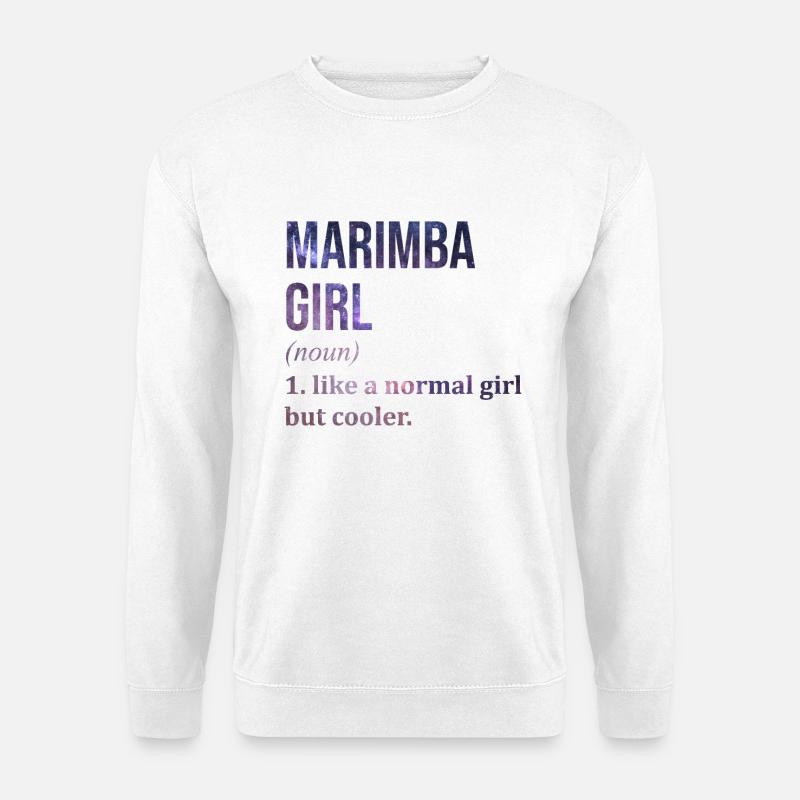 Marimba - Unisex Pullover - Weiß