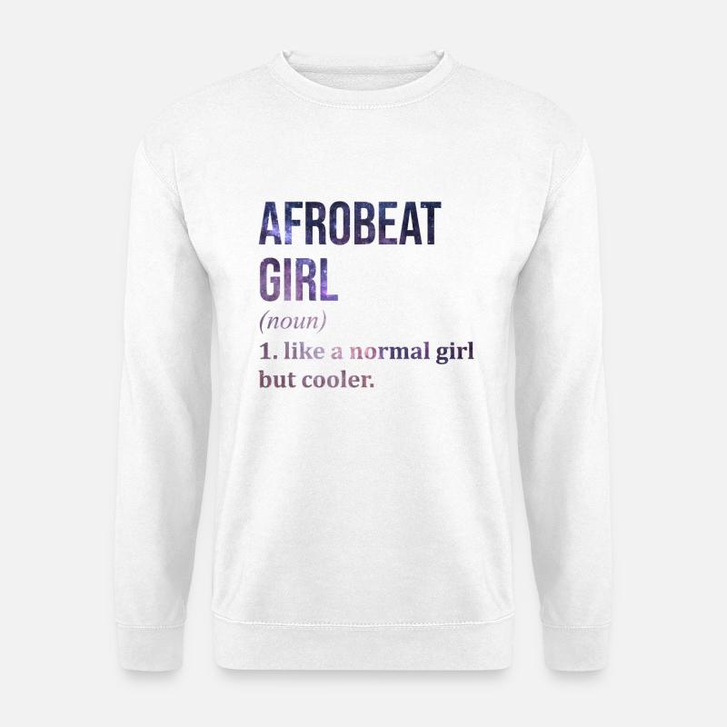 Afrobeat - Unisex Pullover - Weiß