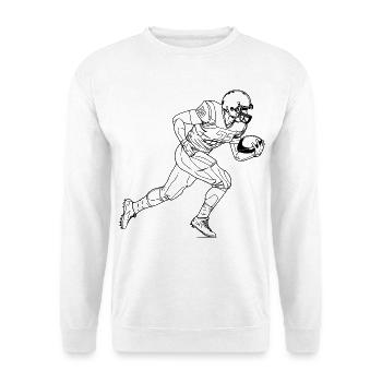American Football Sketch - Unisex Sweatshirt - white - Front